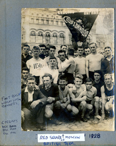 William Hill in Red Square, third from the left in the front row